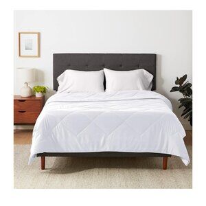Lightweight White Microfiber Comforter Full/Queen